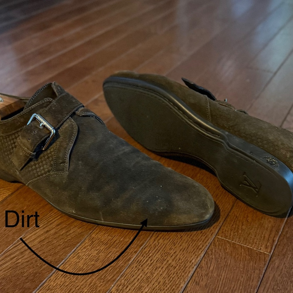 Men’s Luis Vuitton Single Monk Straps